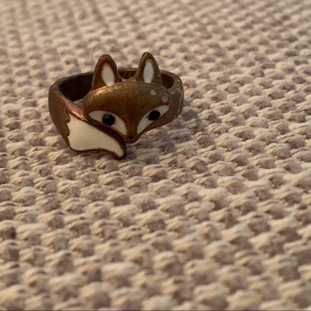 Copper fox ring